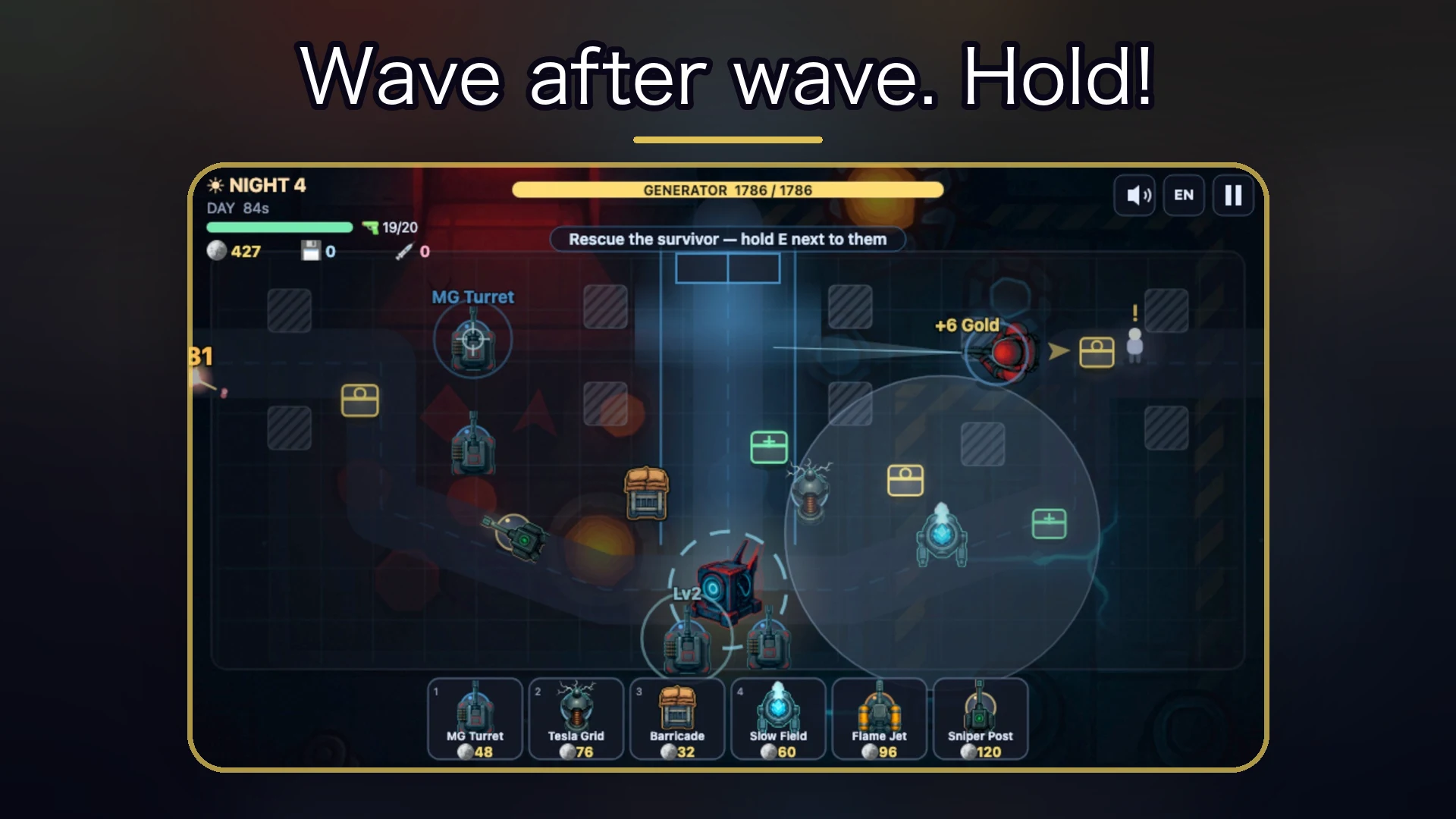 Tower Defense: Night Survival screenshot