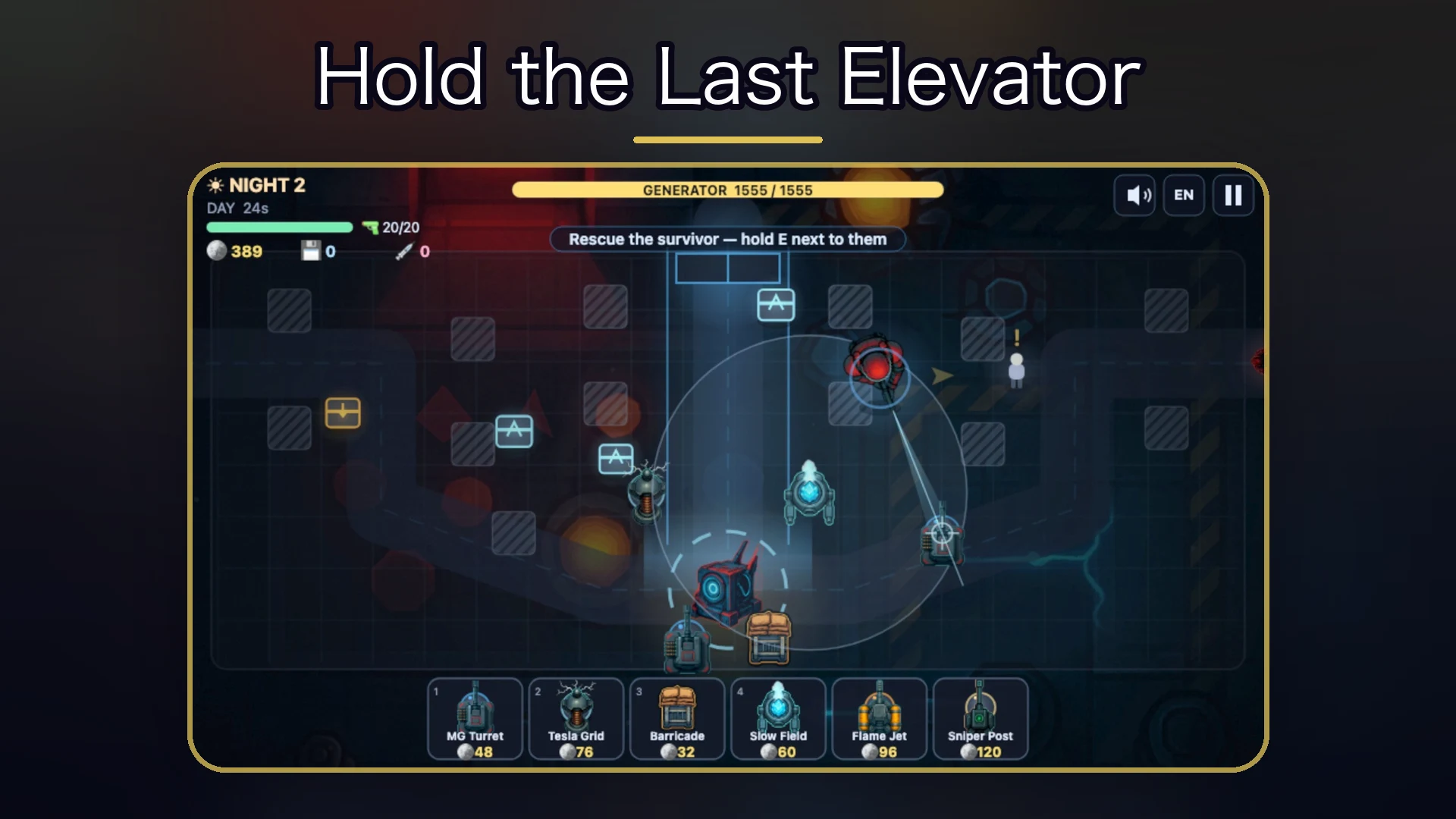 Tower Defense: Night Survival screenshot